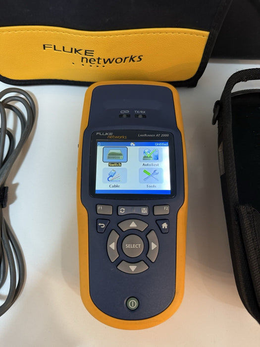 FLUKE NETWORKS LINKRUNNER AT-2000 TESTER W/ ACCESSORIES (TESTED) SHIPS FAST