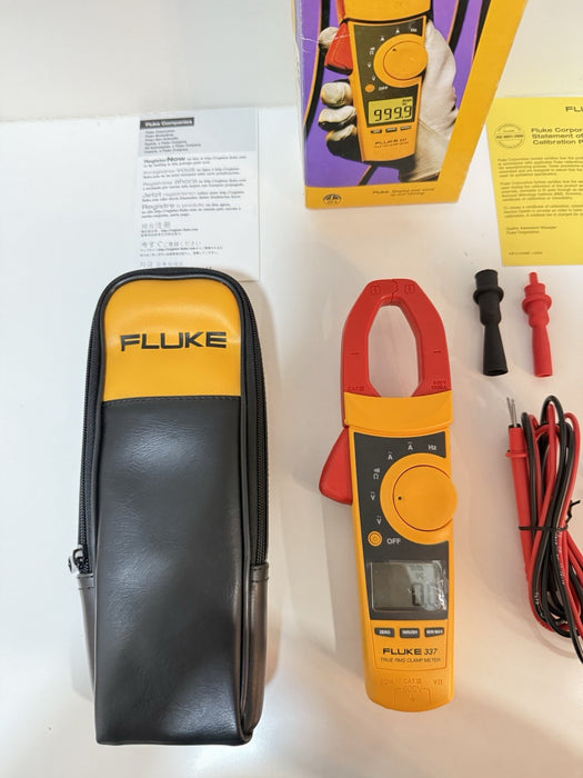 FLUKE 337 TRUE RMS CLAMP METER (NEW FACTORY SEALED) SHIPS FAST (RARE)