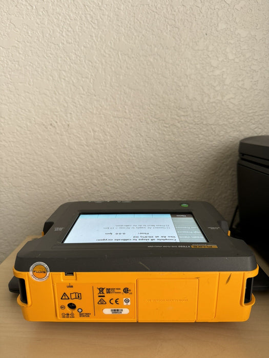 FLUKE VT650 GAS FLOW ANALYZER (CALIBRATED 2024) W/ FLUKE VAPOR & CHARGER & BAG