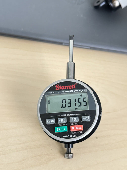 STARRETT F2730-0 Dial Drop Indicator Measuring Range, 0 - 1.00"