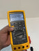 FLUKE 189 TRUE RMS MULTIMETER W/ LEADS & CLIPS - FREE SHIPPING