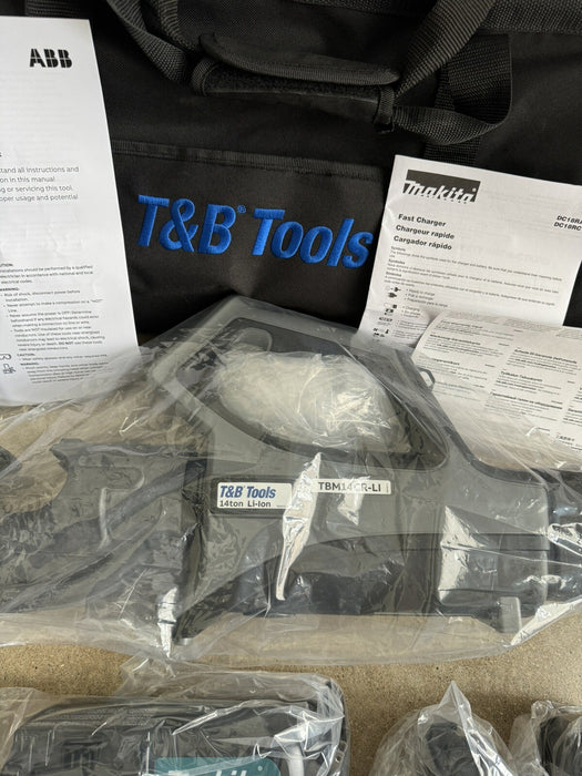 ABB Thomas & Betts TBM14CR-LI Open Crimp Tool, 14-Ton 18V Li - NEW SEALED