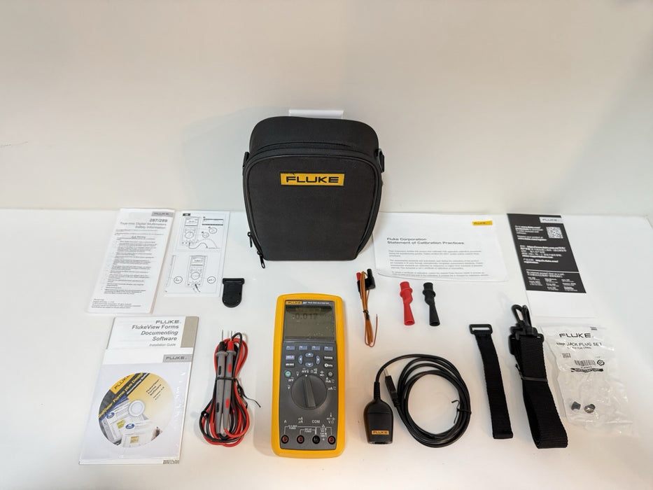 FLUKE 287/FVF TRMS MULTIMETER KIT (NEW FACTORY SEALED) TESTED