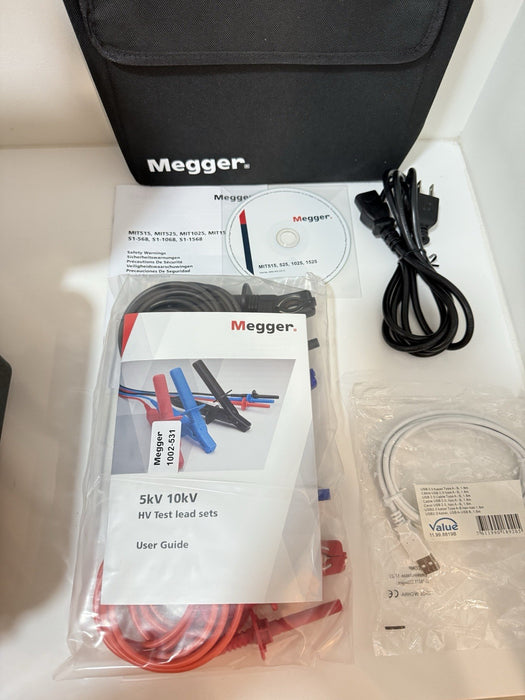 MEGGER MIT1025 10KV INSULATION RESISTANCE TESTER (NEW FACTORY SEALED) SHIPS FREE