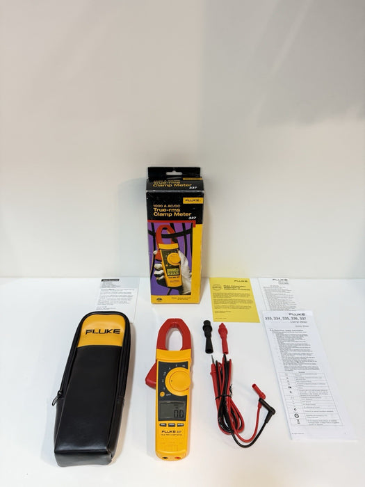 FLUKE 337 TRUE RMS CLAMP METER (NEW FACTORY SEALED) SHIPS FAST (RARE)