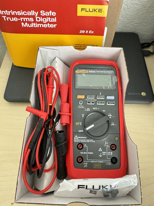 FLUKE 28 II EX INTRINSICALLY IP67 METER / NEW FACTORY SEALED / FREE SHIPPING
