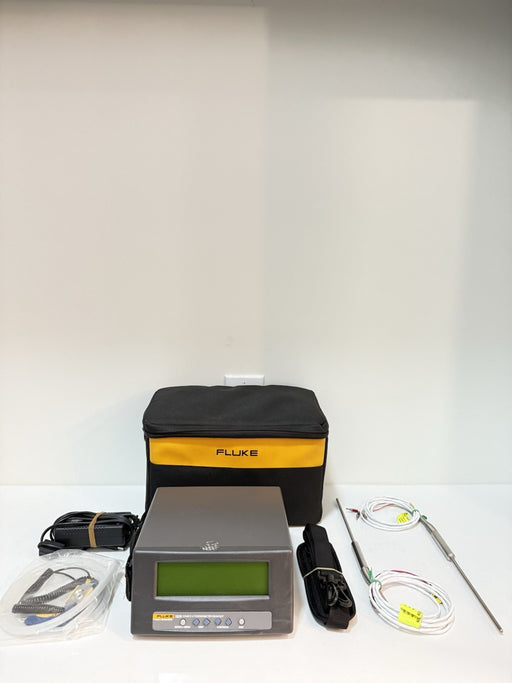 FLUJE 1529-R CHUB-E4 THERMOMETER READOUT W/ 2 PROBES 5615 (TESTED) FREE SHIPPING