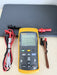 FLUKE 52 II THERMOCOUPLE THERMOMETER W / PROBE & LEADS - FREE SHIPPING