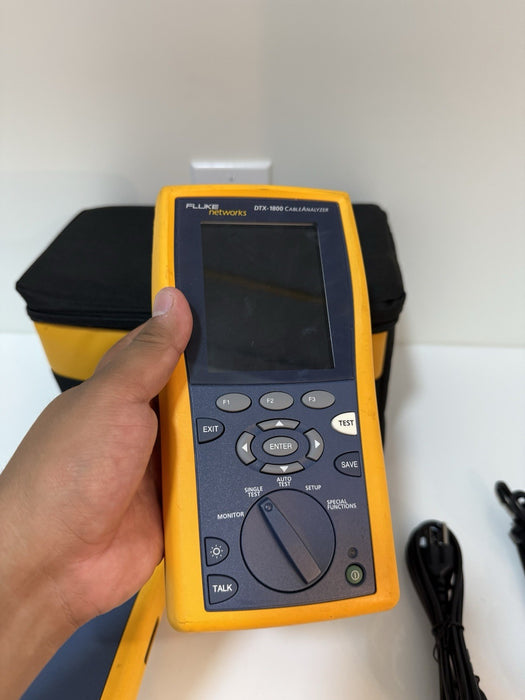 FLUKE NETWORKS DTX-1800 DTX CABLE ANALYZER & DTX-REMOTE (TESTED) - FREE SHIPPING