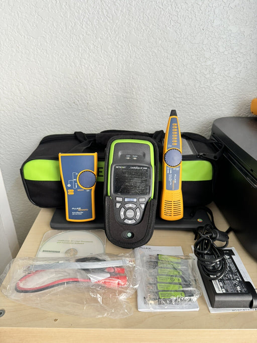 NETSCOUT LINKRUNNER AT 2000 KIT W/ INTELLITONE TONER & PROBE - FREE SHIPPING
