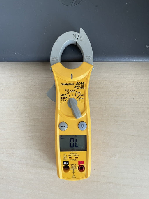 Fieldpiece SC46 Wireless Power Clamp Meter - True RMS 