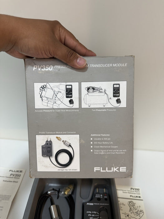 FLUKE PV350 PRESSURE VACUMM TRANSDUCER MODULE (NEW FACTORY SEALED) FREE SHIPPING