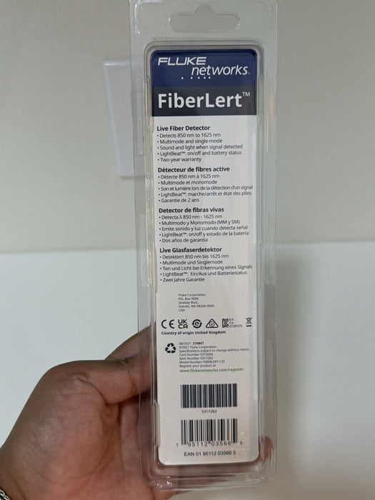 FLUKE NETWORKS FIBERLERT (NEW FACTORY SEALED) SHIPS FAST