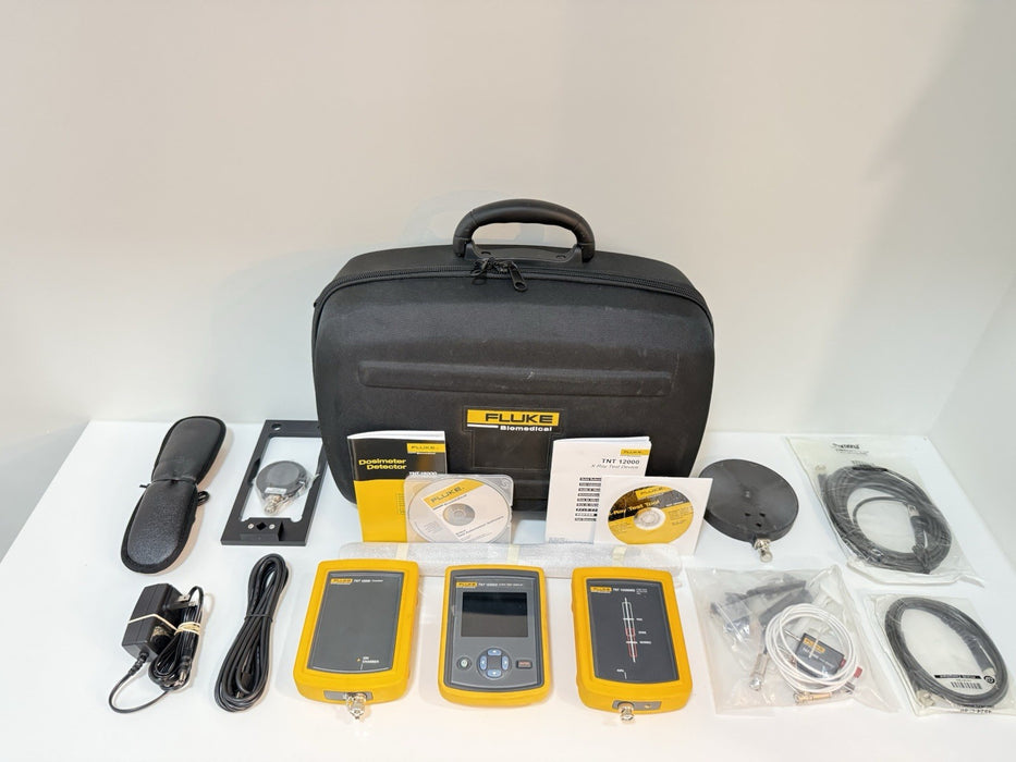 FLUKE BIOMEDICAL TNT 12000D X-RAY W/ DOSEMATE 12000WD KIT (TESTED) FREE SHIPPING