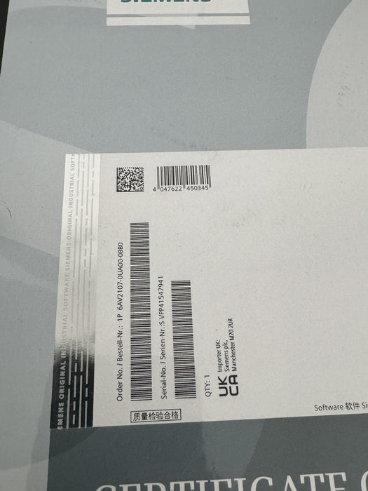 SIEMENS 6AV2107-0UA00-0BB0 / NEW - FREE SHIPPING