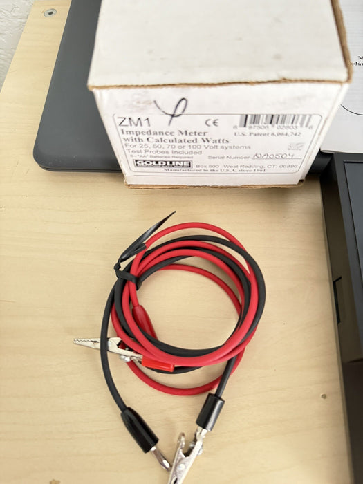 Gold Line ZM-1 Impedance Meter / SHIPS FAST - FREE SHIPPING