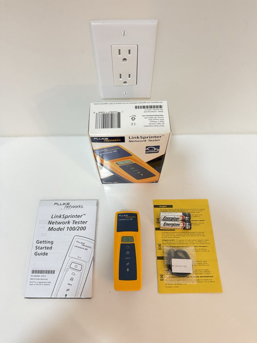 FLUKE NETWORKS LINKSPRINTER 100 TESTED (NEW FACTORY SEALED) SHIPS FAST NEW