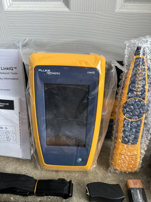 Fluke Networks LIQ-Kit LinkIQ Tester & Intellitone Pro 200 Cable Network Tester
