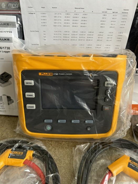 FLUKE 1736/EUS POWER LOGGER / NEW FACTORY SEALED (CALIBRATED 2025/ FREE SHIPPING