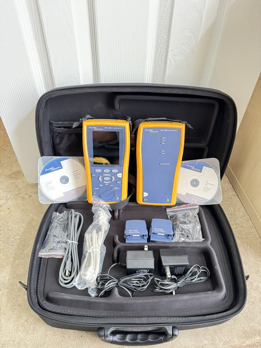 Fluke Networks DTX-1800 Cat6 Test Set W/Fluke hard Case & DTX1800 DTXCHA002
