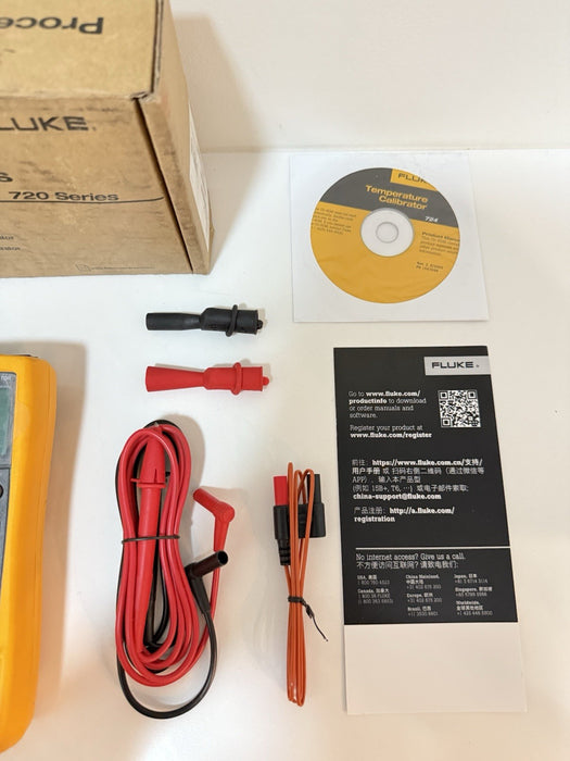 FLUKE 724 TEMPERATURE CALIBRATOR METER / NEW SEALED - FREE SHIPPING (TESTED) NEW