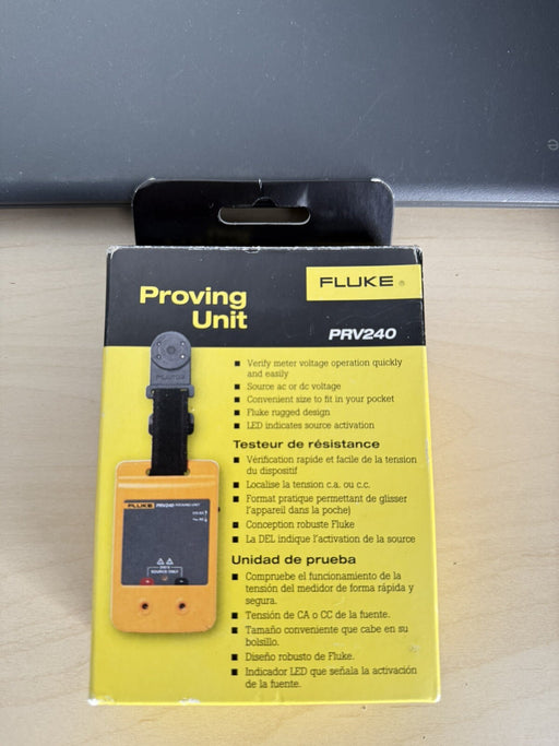 FLUJE PRV240 PROVING UNIT & MAGNETIC HANGING STRAP (NEW SEALED) SHIPS FAST