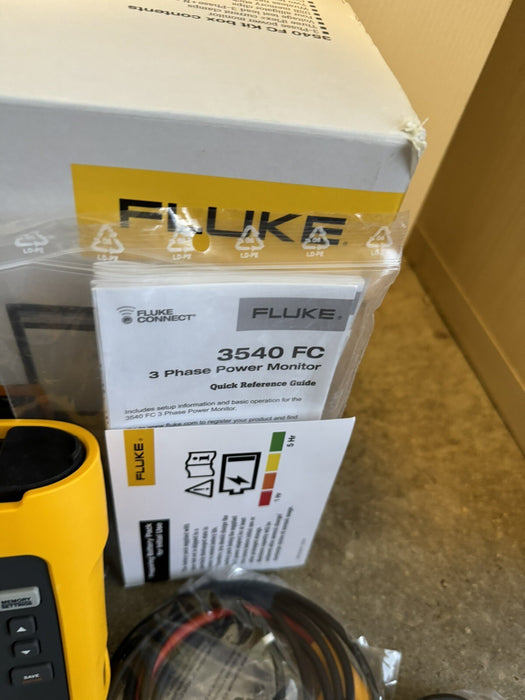 Fluke 3540 FC KIT 3-Phase Power/Monitoring Kit Fluke Connect (SHIPS NEXT DAY)