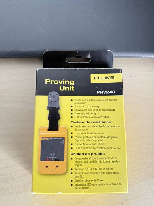 FLUJE PRV240 PROVING UNIT & MAGNETIC HANGING STRAP (NEW SEALED) SHIPS FAST