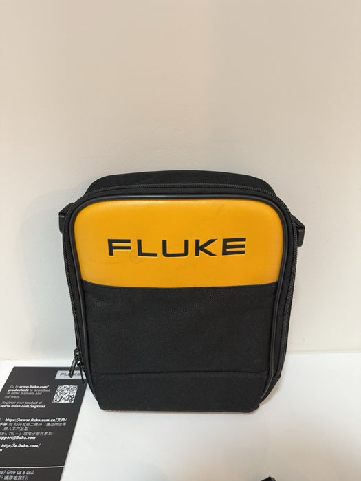 FLUKE 1524 REFERENCE THERMOMETER W/ PROBE & BAG (TESTED) FREE SHIPPING