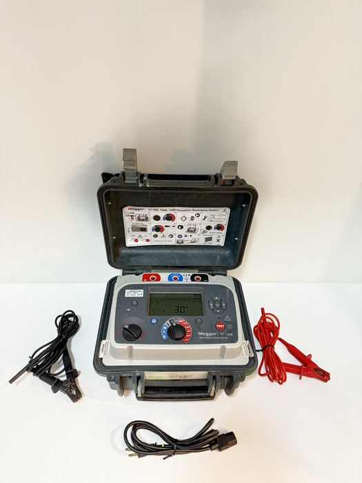 MEGGER S1-1068 10KV INSULATION TESTER W/LEADS & CHARGER (CALIBRATED 2024) TESTED