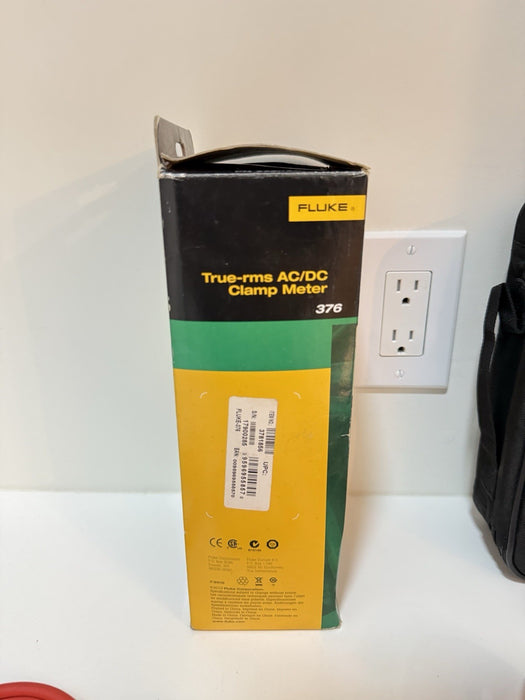 FLUKE 376 TRUE RMS AC/DC CLAMP METER (NEW SEALED) SHIPS FAST