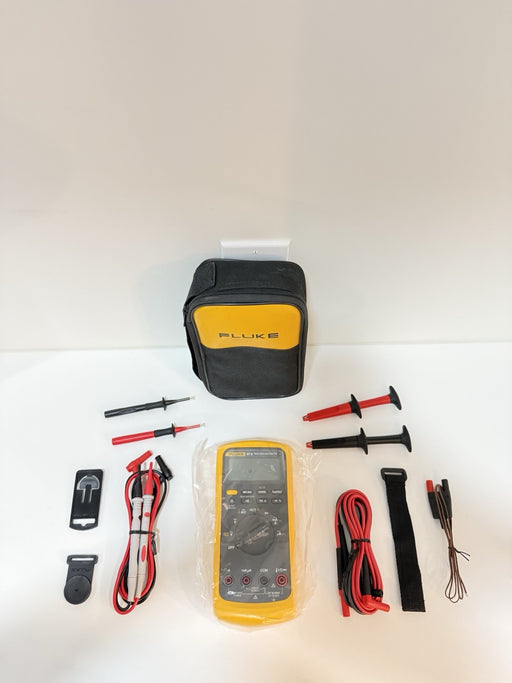 FLUKE 87 V MULTIMETER COMBO KIT W/ ACCESSORIES & LEADS - SHIPS FAST (NEW)