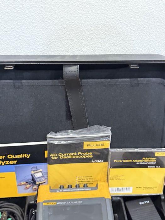 FLUKE 434 QUALITY ANALYZER KIT W/ FLUKE I400S & ACCESSORIES- FREE SHIPPING