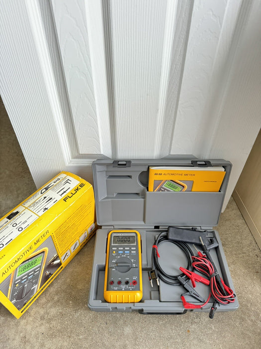 Fluke 88 Automotive Meter Multimeter with RPM and Accessories / SHIPS FAST