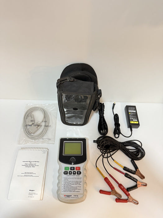 MEGGER TTR20 TRANSFORMER TURN-RATIO TEST SET W/ LEADS & BAG - SHIPS FREE
