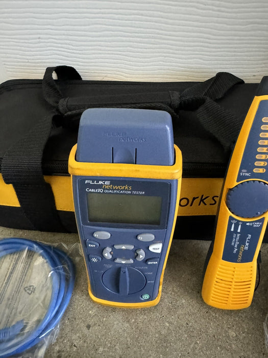 FLUKE NETWORKS CIQ-KIT CABLE IQ TESTER & INTELLITONE PRO200 IT KIT/FREE SHIPPING