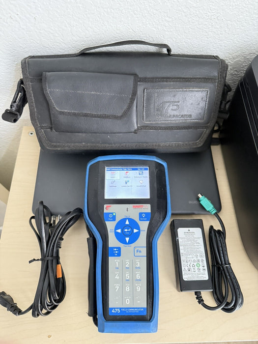 EMERSON 475 FIELD COMMUNICATOR 3.9 HART W/BAG & CHARGER (FREE SHIPPING)