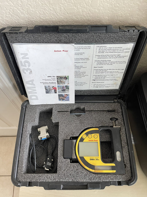 ANTON PAAR DMA 35N DENSITY DIGITAL CONTROLLER METER TRANSMITTER TRANSDUCER