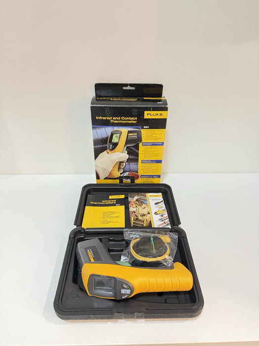 FLUKE 561 INFRARED & CONTACT THERMOMETER (NEW SEALED) SHIPS FAST