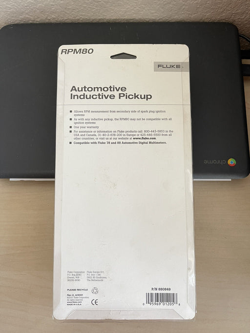 Fluke Rpm80 Rpm Adapter,30 To 12,000 Rpm