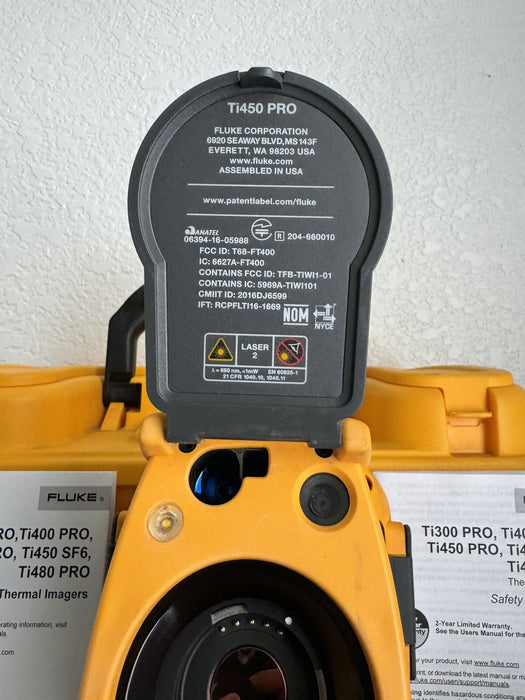 FLUKE Ti450 PRO 60HZ THERMAL IMAGER W / 2 BATTERIES / SHIPS FAST / FREE SHIPPING