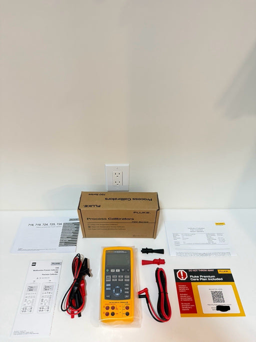 FLUKE 725/FPC PROCESS CALIBRATOR W/ 1 YEAR PREMIUM CARE MFD-2025 CALIBRATED 2025