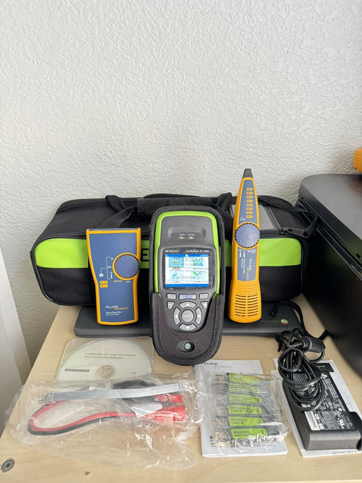 NETSCOUT LINKRUNNER AT 2000 KIT W/ INTELLITONE TONER & PROBE - FREE SHIPPING