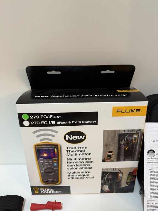 FLUKE 279 FC/iFLEX TRUE-RMS THERMAL MULTIMETER (NEW FACTORY SEALED) MFD-2024 NEW