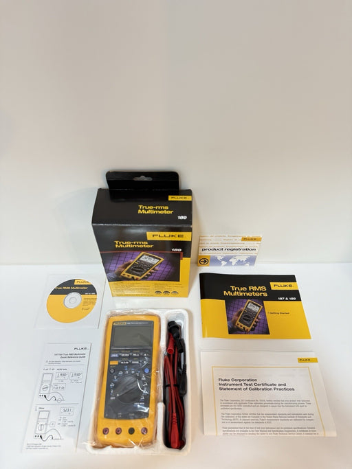 FLUKE 189 TRUE RMS MULTIMETER (NEW FACTORY SEALED) SUPER RARE - NEW & SHIPS FREE