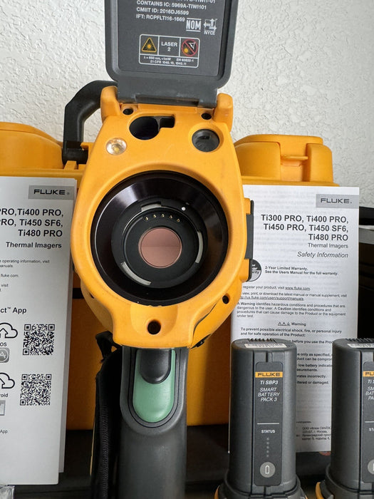 FLUKE Ti450 PRO 60HZ THERMAL IMAGER W / 2 BATTERIES / SHIPS FAST / FREE SHIPPING