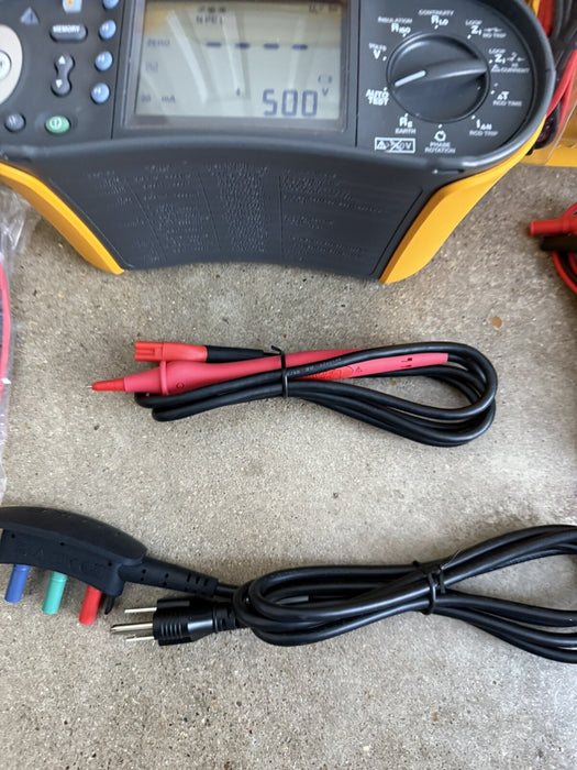FLUKE 1664 FC US MULTIFUNCTION TESTER W/ TL220 LEAD KIT (TESTED) FREE SHIPPING