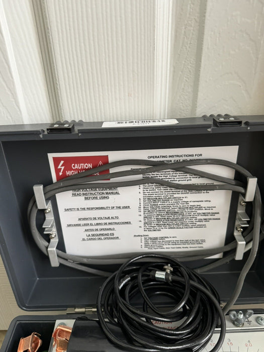 MEGGER 210400 5KV BIDDLE MEGOHMMETER /SHIPS FAST-FREE SHIPPING