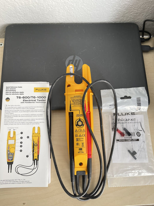 Fluke T6-600 Electrical Tester Measure Voltage up to 600V AC/DC (SHIPS NEXT DAY)