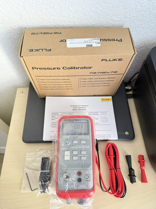 FLUKE 718EX300G INTRINSICALLY SAFE PRESSURE CALIBRATOR (FACTORY SEALED) MFD2024